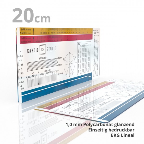 ECG ruler 20 cm