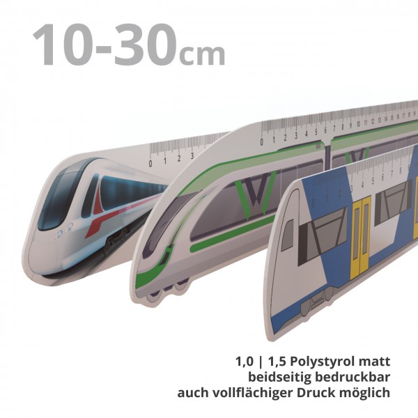 Train contour ruler